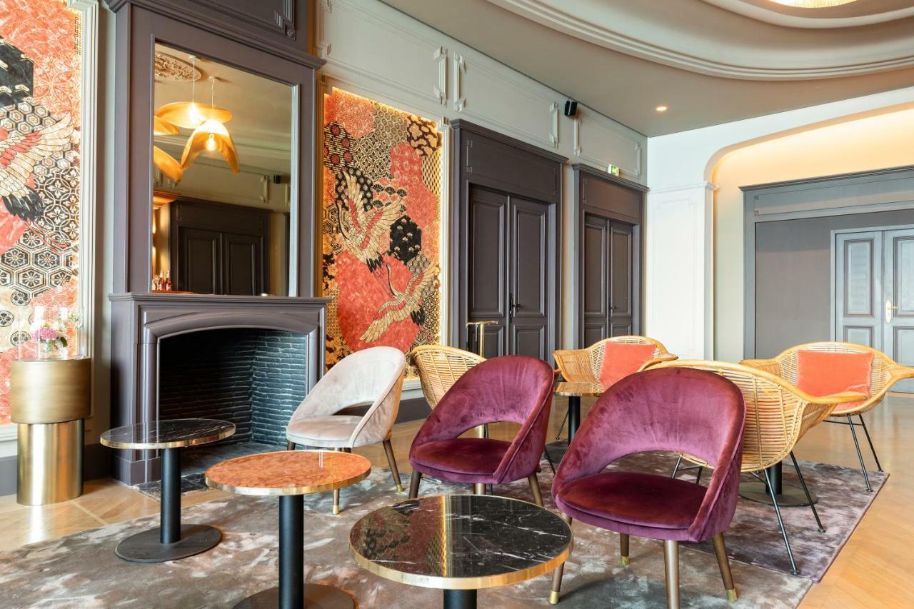 르 팰리스 드 멘톤 호텔 망통생베르나드 외부 사진 The interior of the hotel